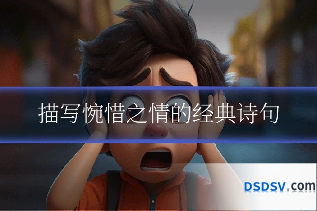 描写惋惜之情的经典诗句
