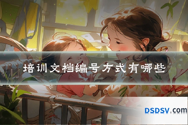 培训文档编号方式有哪些