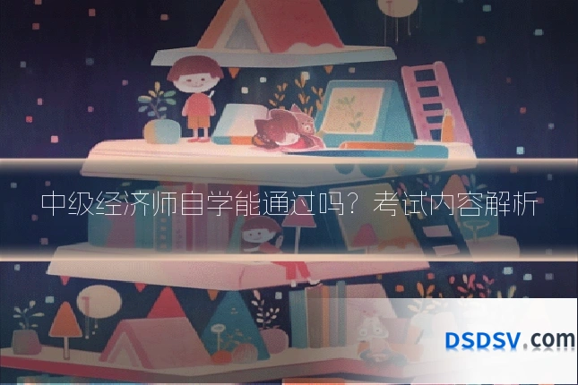 中级经济师自学能通过吗?考试内容解析