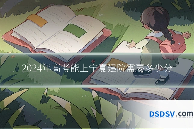 2024年高考能上宁夏建院需要多少分