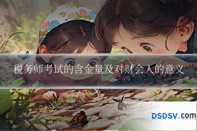 税务师考试的含金量及对财会人的意义