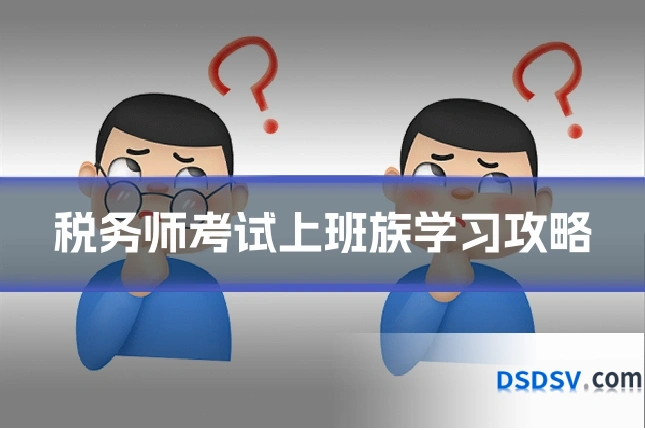 税务师考试上班族学习攻略
