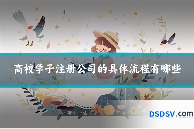 高校学子注册公司的具体流程有哪些