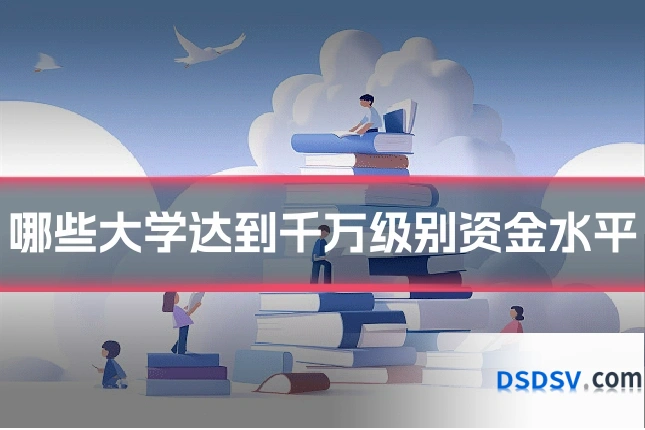 哪些大学达到千万级别资金水平
