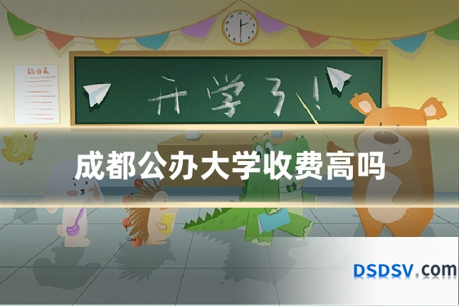 成都公办大学收费高吗