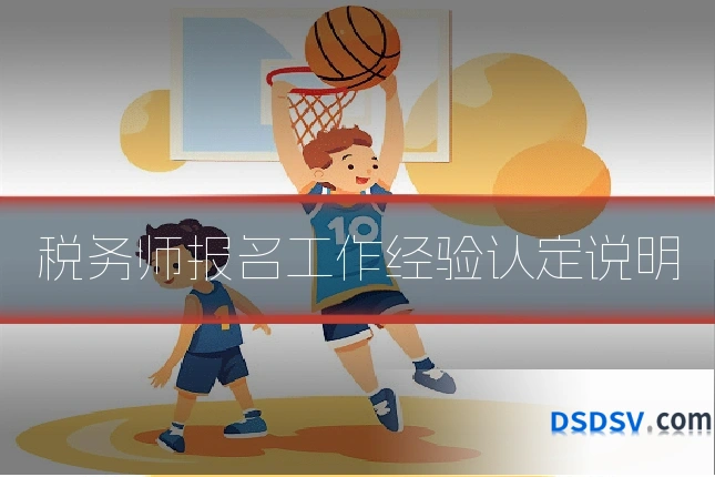 税务师报名工作经验认定说明