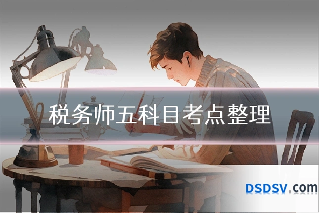 税务师五科目考点整理