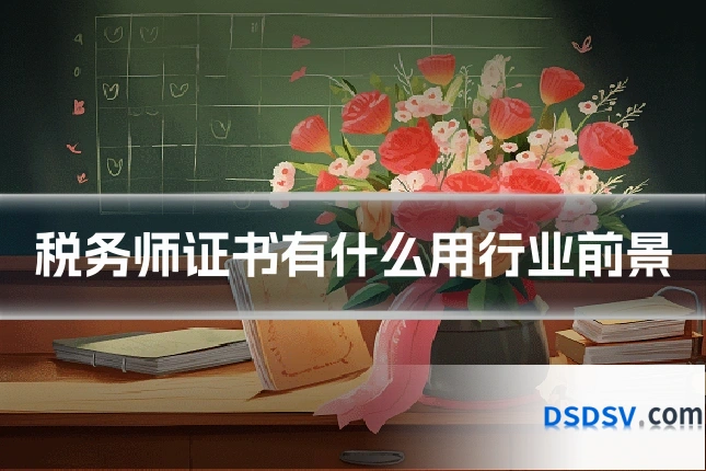 税务师证书有什么用行业前景