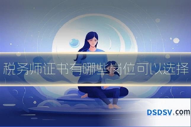 税务师证书有哪些岗位可以选择