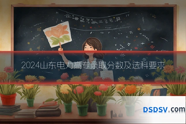 2024山东电力高专录取分数及选科要求