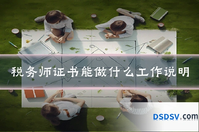 税务师证书能做什么工作说明