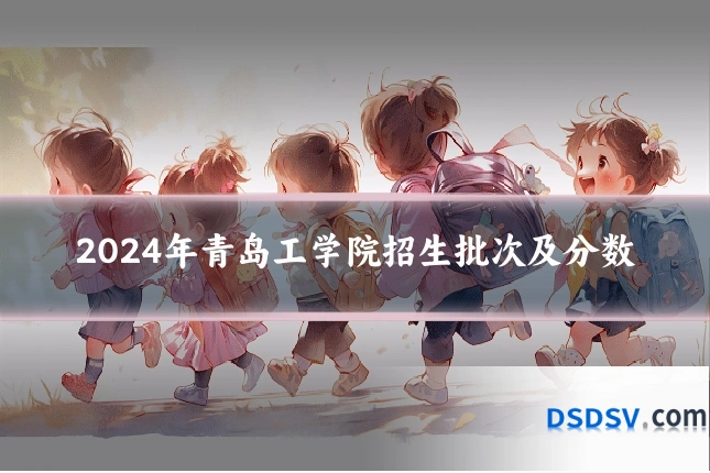 2024年青岛工学院招生批次及分数