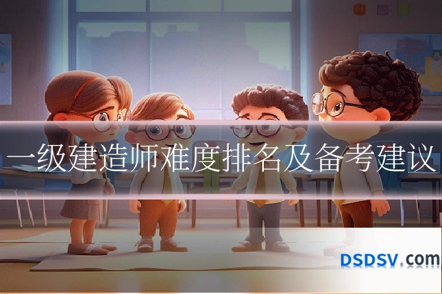 一级建造师难度排名及备考建议