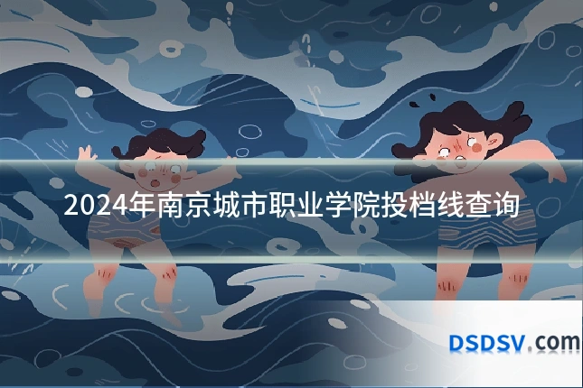 2024年南京城市职业学院投档线查询