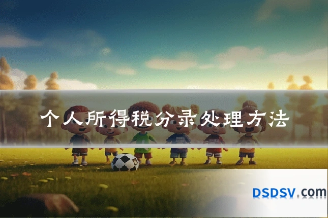 个人所得税分录处理方法