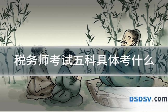 税务师考试五科具体考什么