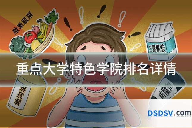 重点大学特色学院排名详情