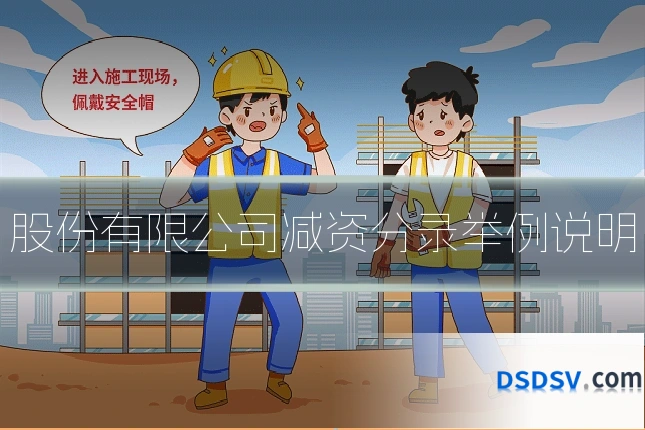 股份有限公司减资分录举例说明