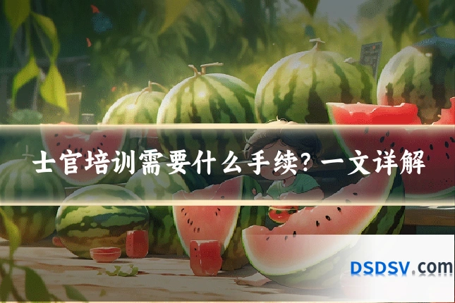 士官培训需要什么手续?一文详解