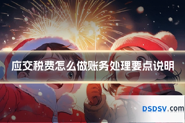 应交税费怎么做账务处理要点说明