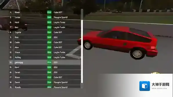 环形公路赛车辆