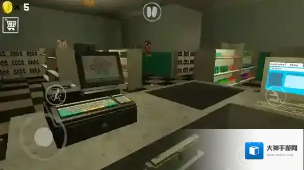 夜间伪人超市氛围