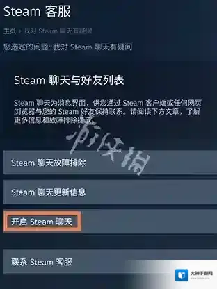 steam打开菜单