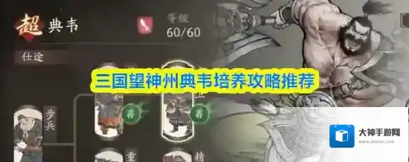 三国望神州典韦培养攻略推荐