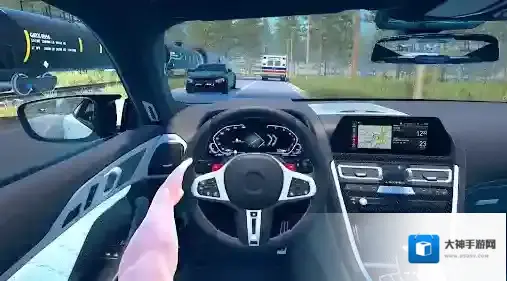 驾驶学校模拟游戏中