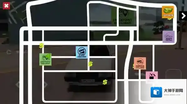 大师驾驶街头之旅参加比赛