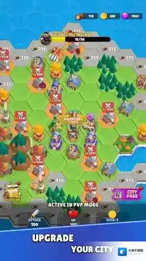 六角战士防御塔