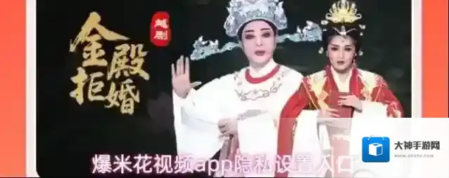 爆米花视频app隐私设置入口