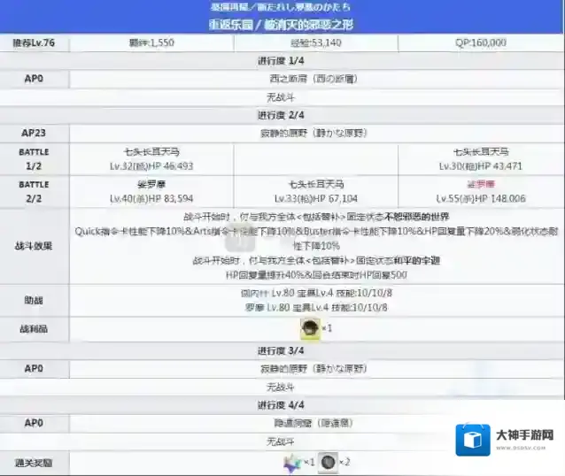 命运冠位指定太大