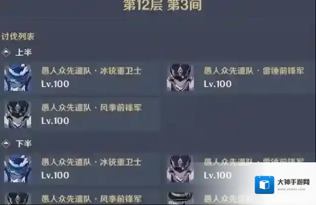 原神深渊12-3怎么搭配阵容 深境螺旋12-3阵容搭配推荐