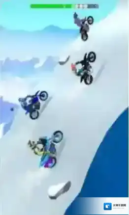 摩托斜坡攀登摩托