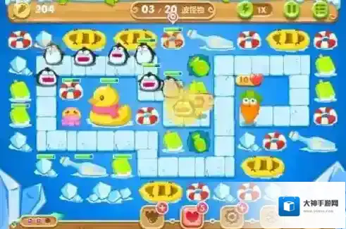 保卫萝卜2挑战12关攻略图解法