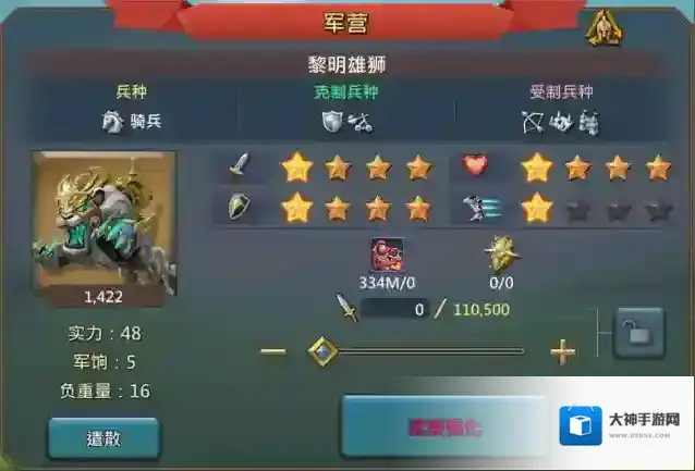 王国纪元5级兵研发多少秘典