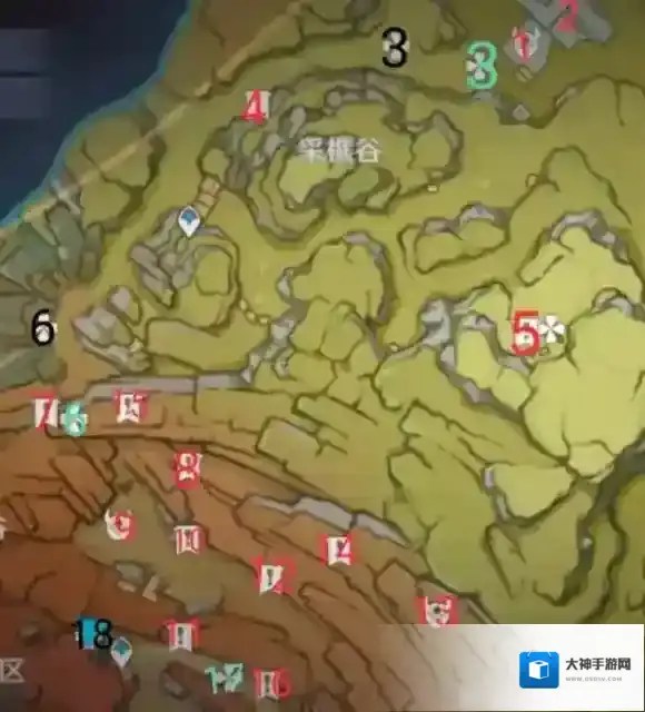 原神层岩巨渊采樵谷宝箱位置 原神层岩巨渊采樵谷宝箱点位一览