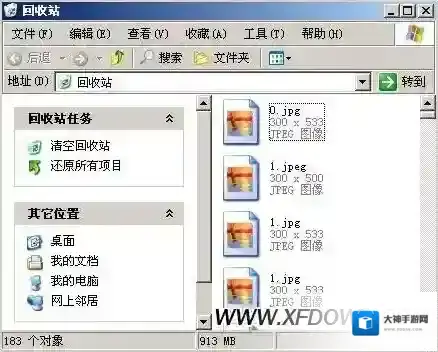 回收站清空恢复文件