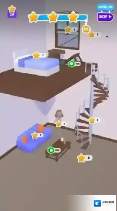 颜色排序堆栈液体