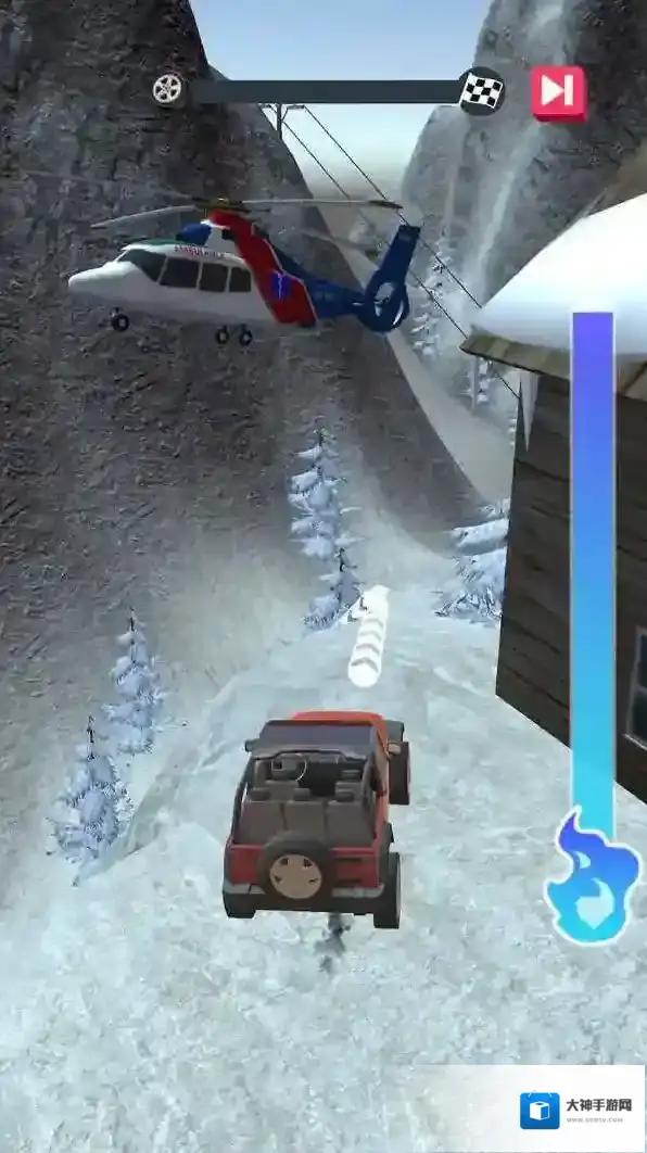 爬坡越野车地形