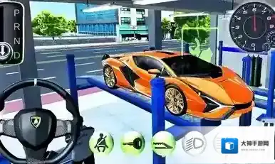 3D驾驶课2主界面