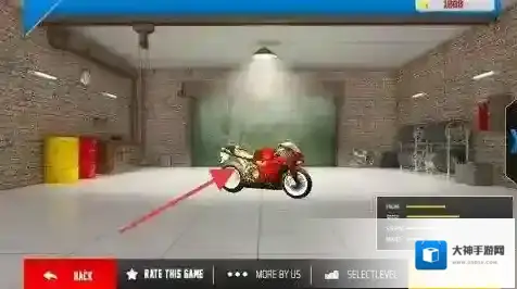 摩托车停车模拟停车