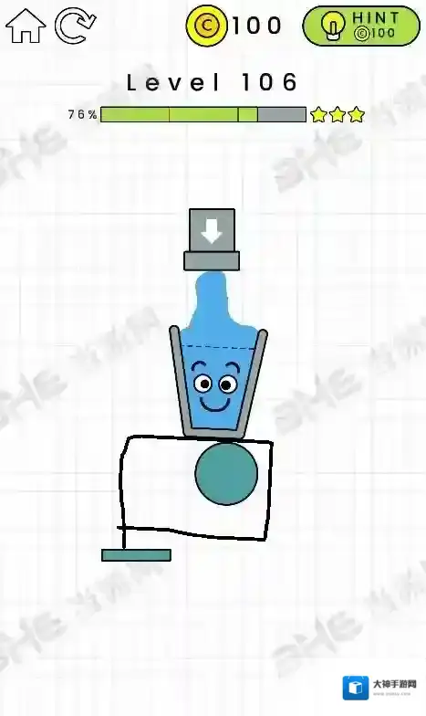 快乐玻璃杯106关怎么过 HappyGlass第106关三星通关攻略