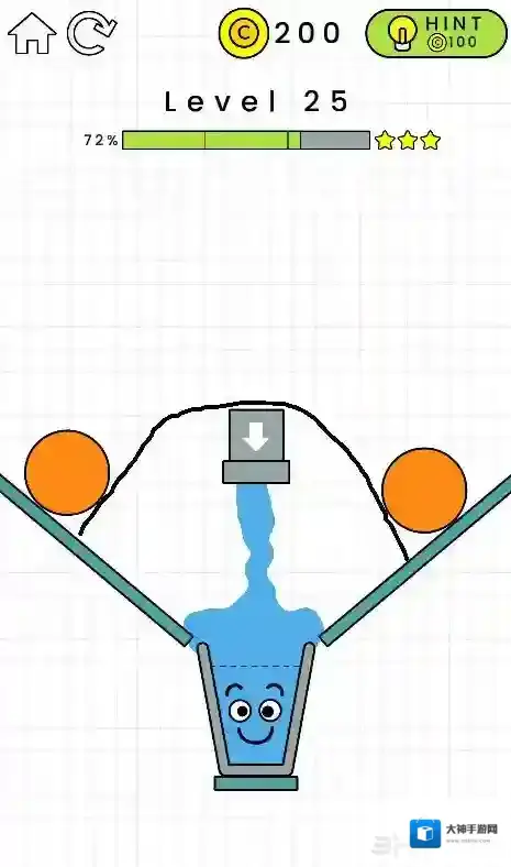 快乐玻璃杯25关怎么过 HappyGlass第25关三星通关攻略