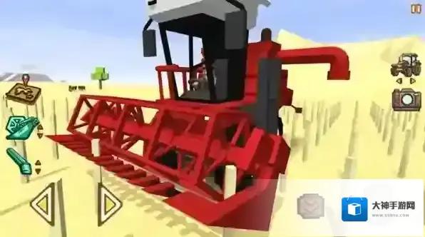 巨大的农场赛车驾驶