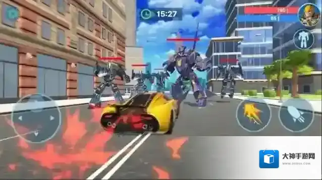 变形战斗机器人变形