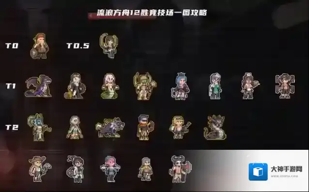 流浪方舟竞技场12胜一图攻略