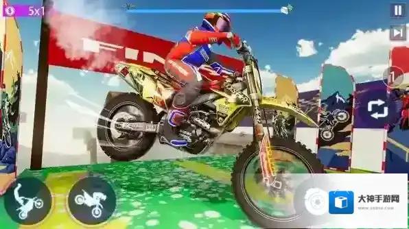 真正摩托车特技特技