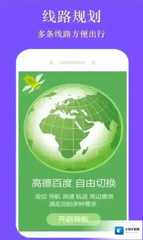 GPS手机导航提供